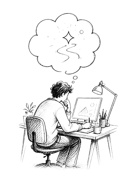 Persona soñando despierta